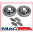 07-08 G35 Sport Pkg (2) Rr Brake Rotors & Ceramic Pads