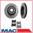 Lexus LS460 (2) 13 1/8 Frt Brake Rotors Brake Ceramic Pads ( No Sport Package )