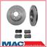 C32AMG CLK55AMG SLK55AMG (2) FRT Brake Rotors & Pads