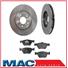 2004-2008 Chrysler Crossfire (2) Front Brake Rotors & Ceramic Pads (No SRT6 )