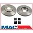 2005 2006 Chrysler Crossfire SRT6 (2) REAR Brake Rotors & Metallic Pads