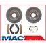 2003-2007 Honda Accord 2 Brake Drum Drums & Shoes & Springs