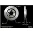 Premium Brand Chrysler 11 1/8 Inch Front Rotor 5373 Disc Brake Rotor