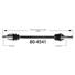 91-92 Nissan Sentra 3 Speed Automatic Pass Side EMPI 80-4541 CV Joint Axle Shaft