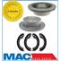 1997-2004 MONTERO SPORT (2) REAR Brake Drums & Brake Shoes