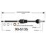 2003-2005 MR2 Spyder Rear Axle P/S New CV Complete Assembly