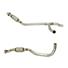 04-05 Dodge Ram 1500 3.7L 4.7L  Y Pipe & L & R Catalytic Converters 50550 54578