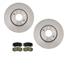 Hyundai Sonata (2) Front Brake Rotors & Front Brake  Pads