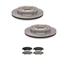 1998-2002  Kia Sportage (2) Front  Brake Rotors & Front Brake Pads