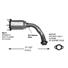Front Pre Catalytic Converter Engine Pipe 1 Piece Design Fits 98-00 Kia Sportage