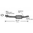 Direct Fit Catalytic Converter Rear for 1995-1999 Dodge Plymouth Neon 2.0L