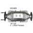 1998-1999  Kia Sportage Rear Catalytic Converter