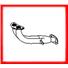 Civic Del Sol Si 93 95 Converter Engine Exhaust Pipe
