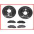 2005-2007 Magnum Charger SRT8 6.1L Front Brake Rotors  Pads