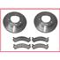 01 02 03 04 05 06 07 Chevy Silverado 1500HD  & GMC Sierra 1500HD Front Brake Rotors & Ceramic Pads