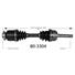 1995-10/19/00 Sportage 4X4  D/S New CV Drive Axle Shaft