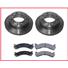 2001-2007 Silverado Sierra 3500 SRW Rear Brake Rotors Pads