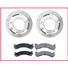 01 02 03 04 05 06 07 08 09  Silverado Sierra 3500 DRW Rear Brake Rotors & Pads 9,000 LB GVW