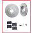 1994-1995 Mercedes SL500 Front Brake Rotors Pads Sensor