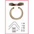 GM Emergency Shoes & Spring KIT Dash 4 Brake B770 Parking Brake Shoe