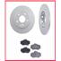 1997-1998  Mercedes C230 Solid Front  Brake Rotors & Pads