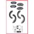 2006-2009 Chevrolet Chevy HHR Ceramic Brake Pads Springs Shoes New