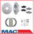 99-04 Grand Cherokee Rear Brake Rotors & Ceramic Pads Brake Springs