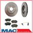 C230 C240 RWD No Sport 2 Frt 288MM Brake Rotors & Pads