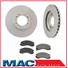 97-04 Mitsubishi Montero Sport  Front 276MM - 10 7/8 Brake Rotors & CERAMIC Pads