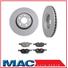 SLK32 AMG (2) Front Brake Rotors & Brake Pads