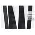 Crownette trims - strap elastic Satin - Plush Black 5/8" 1 yard. 5/8" 26711