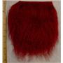 Carmine tibetan lamskin scrap sample size 1/10 oz 24362
