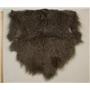 Half pelt fine dark gray 2 tone Tibetan lambskin 24582