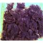 Doll hair wool  locks,plum fine wool  bulk dyed 1 oz 24801