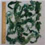 ringlet mohair curls handpainted greens fairie curls 28g 25205