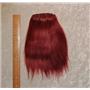 mohair weft Coarse Dark Auburn red straight 6-8x65" 25412 HP
