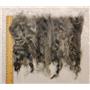 mohair washed sorted salt and pepper gray adult angora goat 6-9"  1 oz 25455