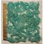 turquoise blue 0.025% angora goat fine young adult Mohair locks 1 oz 3-5"  25477