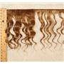 mohair weft coarse Brown 12 wavy weft 7-9x200" 90-100g 25650 FP