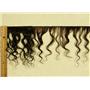 mohair weft coarse deep brown 4 wavy weft 7-9x200" 90-100g 25692 FP