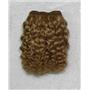 golden ash blonde 16D mohair weft coarse curly weft 7-9x200" 90-100g 26276 FP