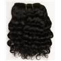 Black/brown #1B  wavy mohair weft coarse  6-8" x200"  26366  FP