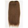 Brown 6  straight mohair weft coarse 6-8" x100" 26636 HP
