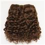 Brown 6 curly mohair weft coarse  6-8" x200"  26642  FP