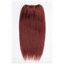 Dark auburn red 33 straight mohair weft coarse  7-8" x200"  26601  FP