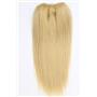 light golden blonde 22  straight mohair weft coarse  7-8" x200"  26608  FP