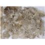 Mohair raw white fine adult short remnant lot  slightly wavy 2.7 oz 1-3" 26663