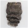 Dark  mouse gray-brown wavy mohair weft coarse  6-8" x200"  25954  FP