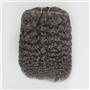 Dark mouse gray-brown bebe curl - tight curl - mohair weft coarse 6-8" x200" 25957 FP