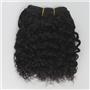 black #1 curly mohair weft coarse  6-8" x200"  26302  FP